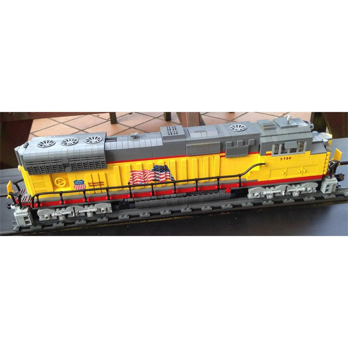 MOC - 40666 EMD SD - 70 Union Pacific Building Blocks - LesDiy - MOC -