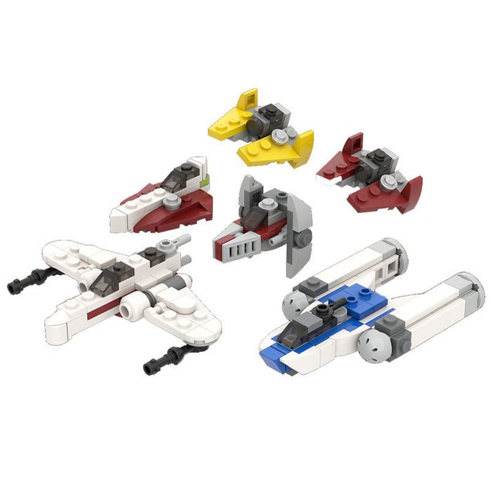 MOC - 42376 Micro Republic Starfighters - LesDiy - MOC -