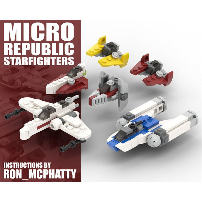 MOC - 42376 Micro Republic Starfighters - LesDiy - MOC -