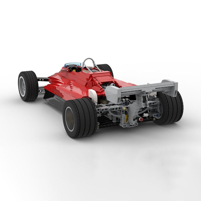 MOC - 43749 Ferrari 126C2 - no RC - scale 1:8 Building Blocks - LesDiy -