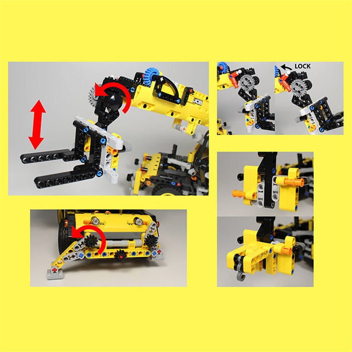 MOC - 43871 JCB Roto Telehandler - LesDiy - MOC -