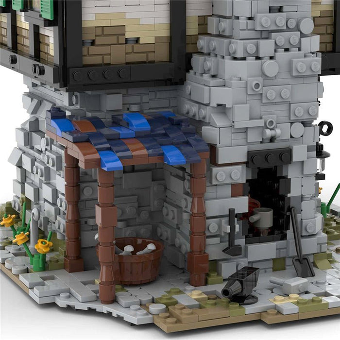 MOC - 44070 The Medieval Smithy - LesDiy - MOC -