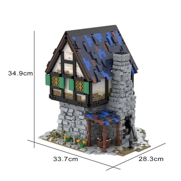 MOC - 44070 The Medieval Smithy - LesDiy - MOC -