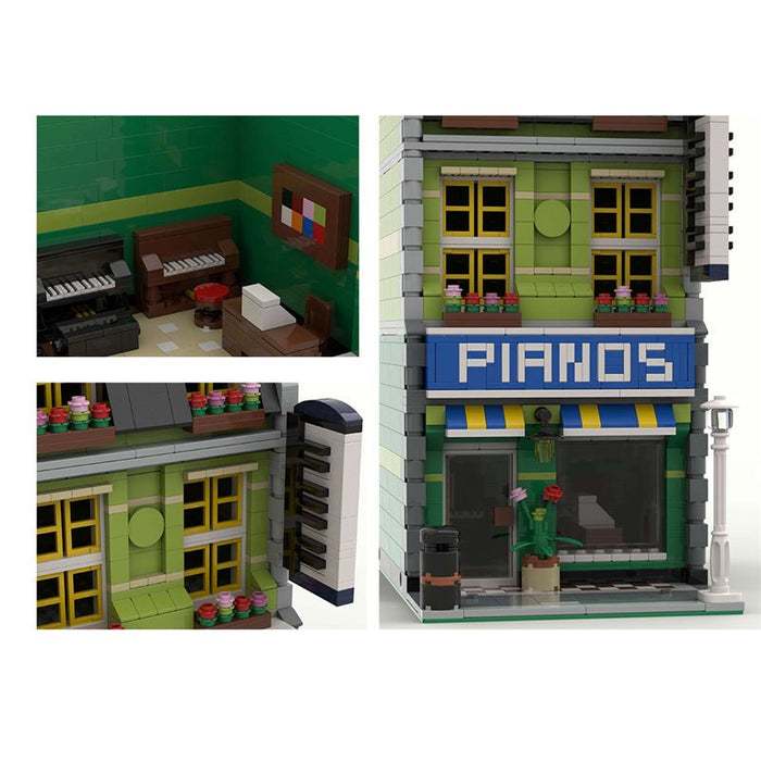 MOC - 44464 Piano Showroom - LesDiy - MOC -