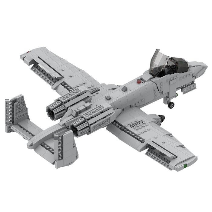 MOC - 46317 Fairchild Republic A - 10 Thunderbolt II | 1:35 Scale Building Blocks - LesDiy -