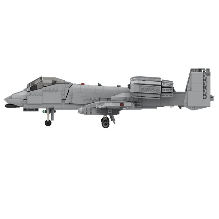 MOC - 46317 Fairchild Republic A - 10 Thunderbolt II | 1:35 Scale Building Blocks - LesDiy -