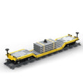 MOC - 46691 Center Drop Train Car Model - LesDiy - Locomotive -