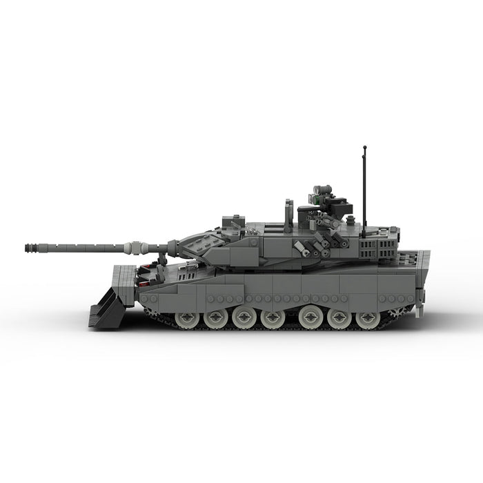 MOC - 46894 1:34 Scale Leopard 2 A7 MBT | Main Battle Tank Building Blocks - LesDiy -