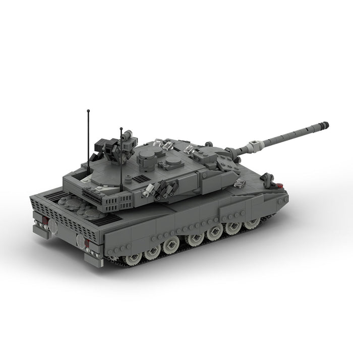 MOC - 46894 1:34 Scale Leopard 2 A7 MBT | Main Battle Tank Building Blocks - LesDiy -