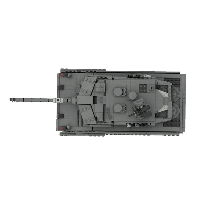MOC - 46894 1:34 Scale Leopard 2 A7 MBT | Main Battle Tank Building Blocks - LesDiy -