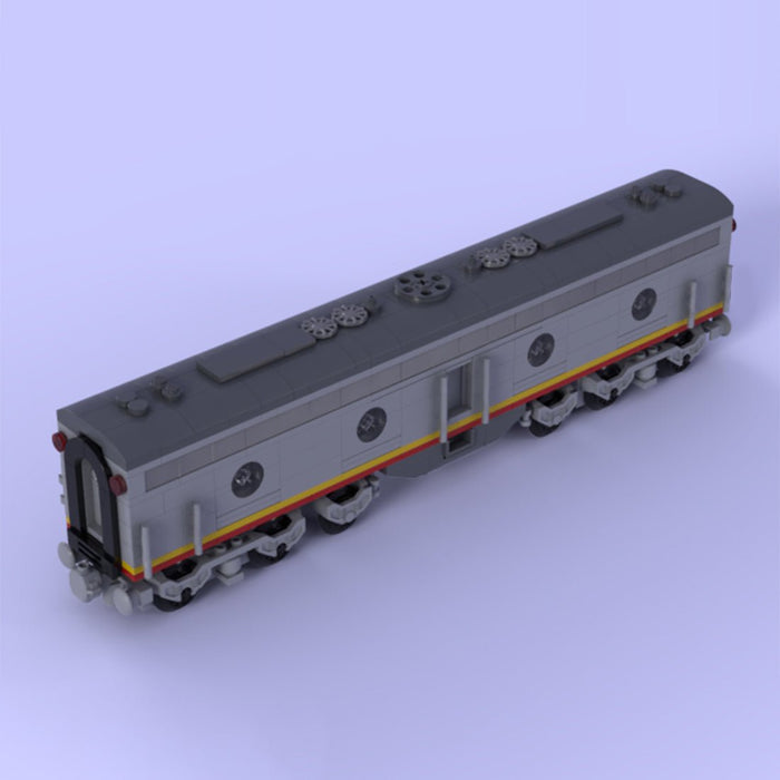 MOC - 47988 Static Version 6 wide Santa Fe EMD E8B Locomotive Building Blocks - LesDiy -