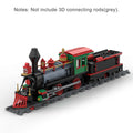 MOC - 48524 Winter Christmas Train Model - LesDiy - Building Blocks -