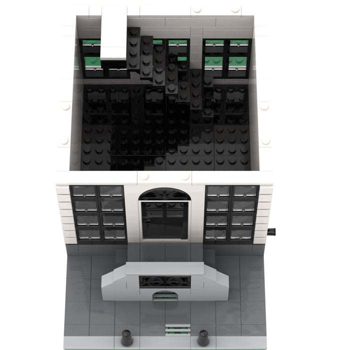 MOC - 48643 Amsterdam Canal House Nr 3 Modular Building - LesDiy -