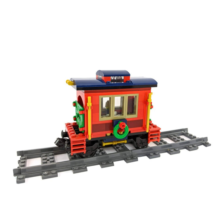 MOC - 49581 Christmas Train Building Blocks - LesDiy - MOC - Christmas Train