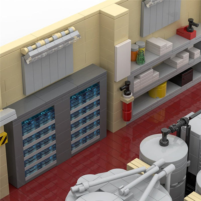 MOC - 49863 Breaking Bad Superlab - "Hydrofluoric Acid Will Do The Job" Scene - LesDiy - MOC -