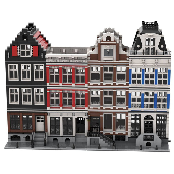MOC - 51061 Amsterdam Canal House Nr 4 Modular Building - LesDiy -