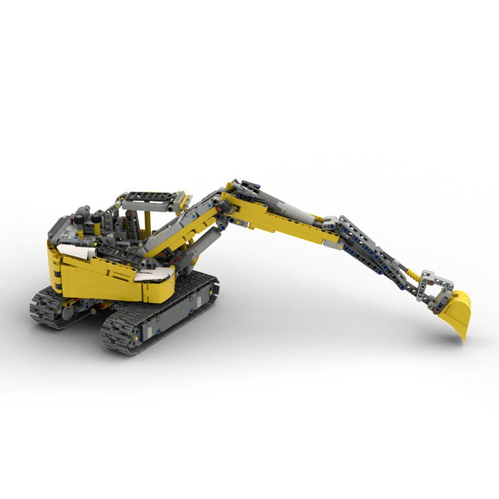 MOC - 53035 42055 - D model: Excavator Building Blocks - LesDiy -