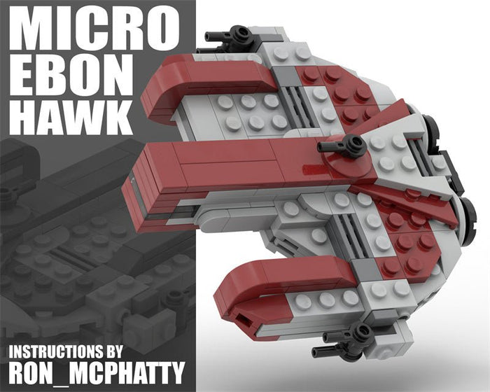 MOC - 53095 Micro Ebon Hawk - LesDiy - MOC -