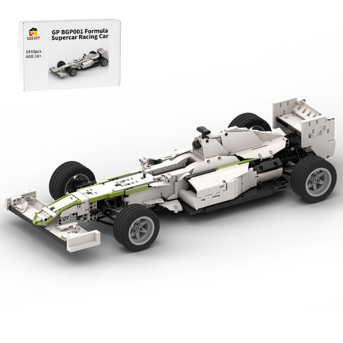 MOC - 54584 GP BGP001 1/8 Scale Racing Car - LesDiy -