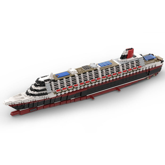 MOC - 55935 MS Poseidon 1/500 Large Steamship Building Blocks - LesDiy -