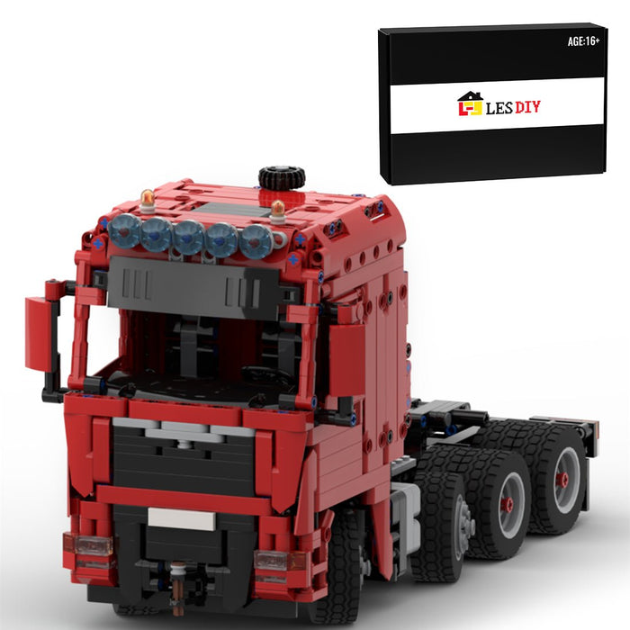 MOC - 56213 Modern Heavy Truck Building Blocks Set - LesDiy -