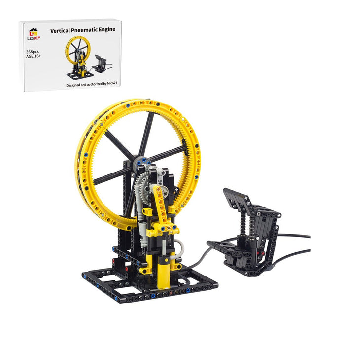 MOC-57096 Vertical Pneumatic Engine Building Blocks-LesDiy-MOC-