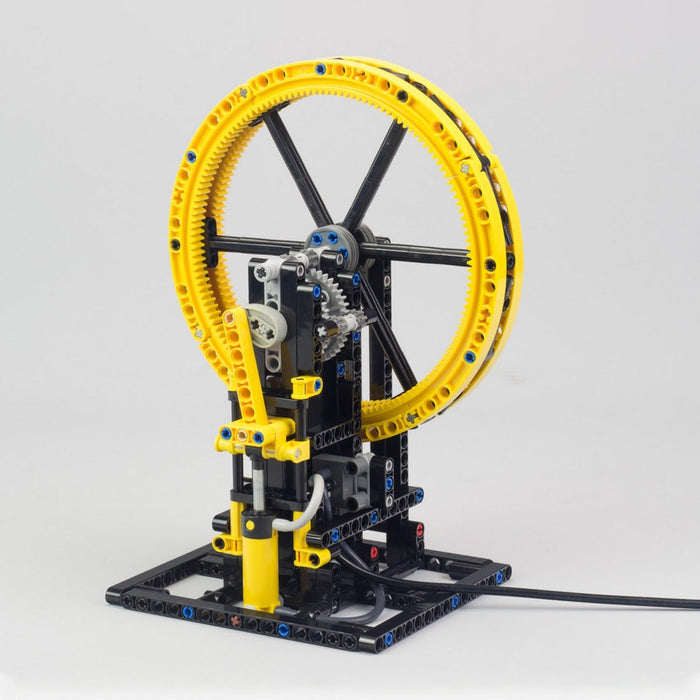 MOC-57096 Vertical Pneumatic Engine Building Blocks-LesDiy-MOC-