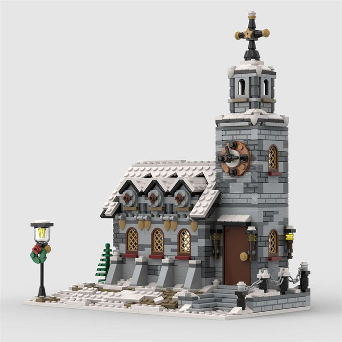 MOC - 58208 Little Winter Church - LesDiy - MOC -