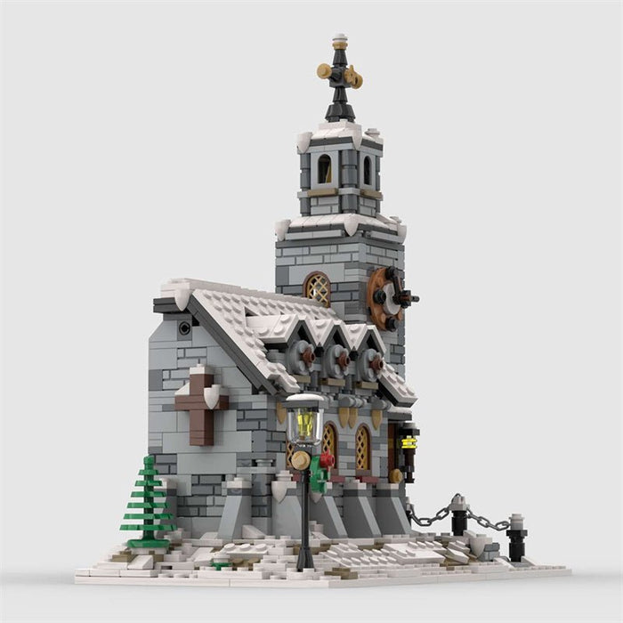 MOC - 58208 Little Winter Church - LesDiy - MOC -