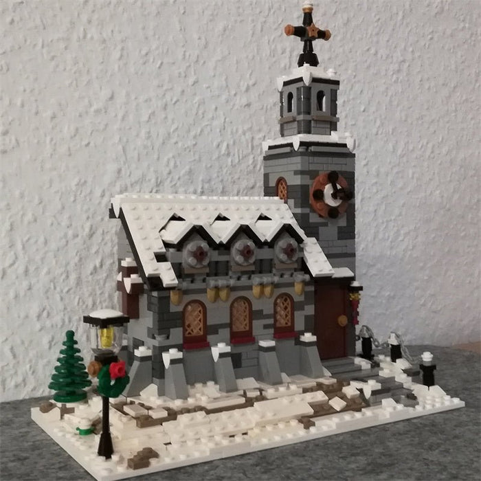 MOC - 58208 Little Winter Church - LesDiy - MOC -