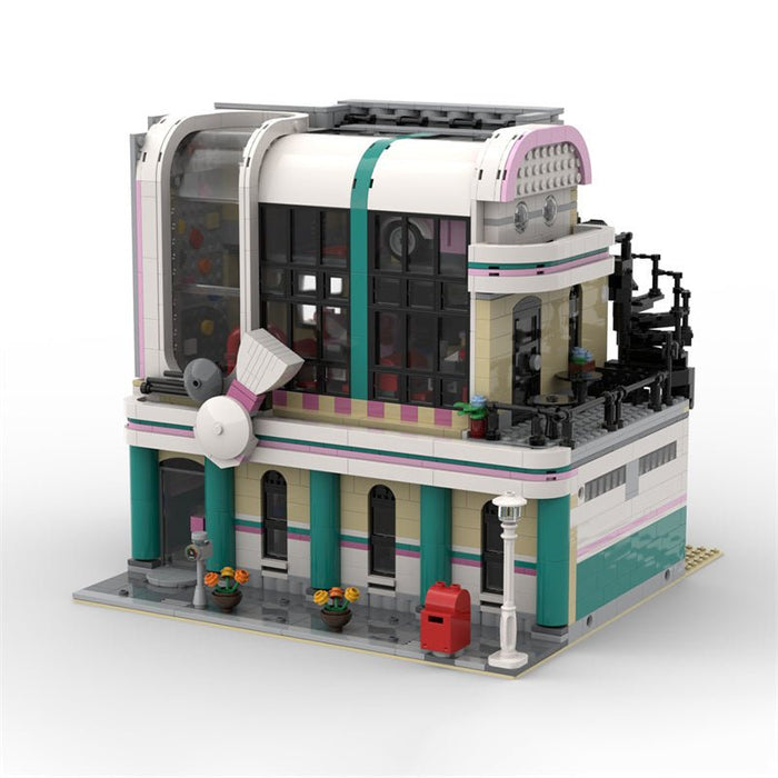 MOC - 58435 Jim's Bowling Alley & Diner - LesDiy