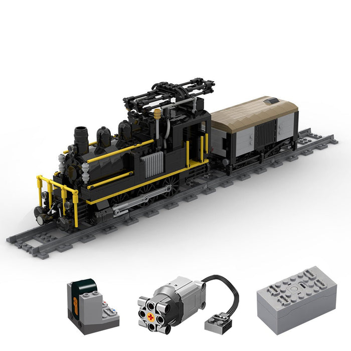 MOC - 58561 Swiss Electrified Steam Locomotive - LesDiy - MOC -