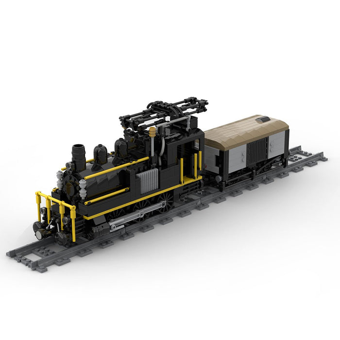 MOC - 58561 Swiss Electrified Steam Locomotive - LesDiy - MOC -