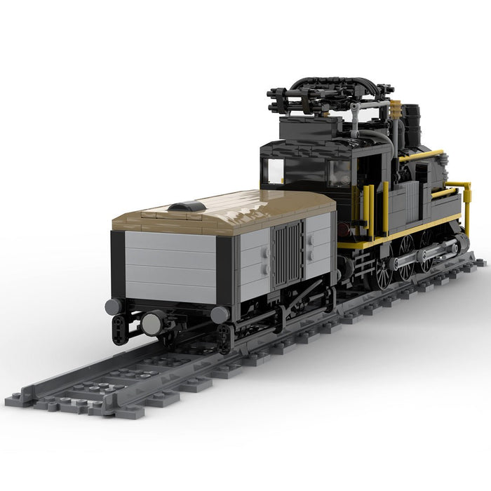 MOC - 58561 Swiss Electrified Steam Locomotive - LesDiy - MOC -