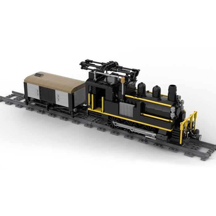 MOC - 58561 Swiss Electrified Steam Locomotive - LesDiy - MOC -