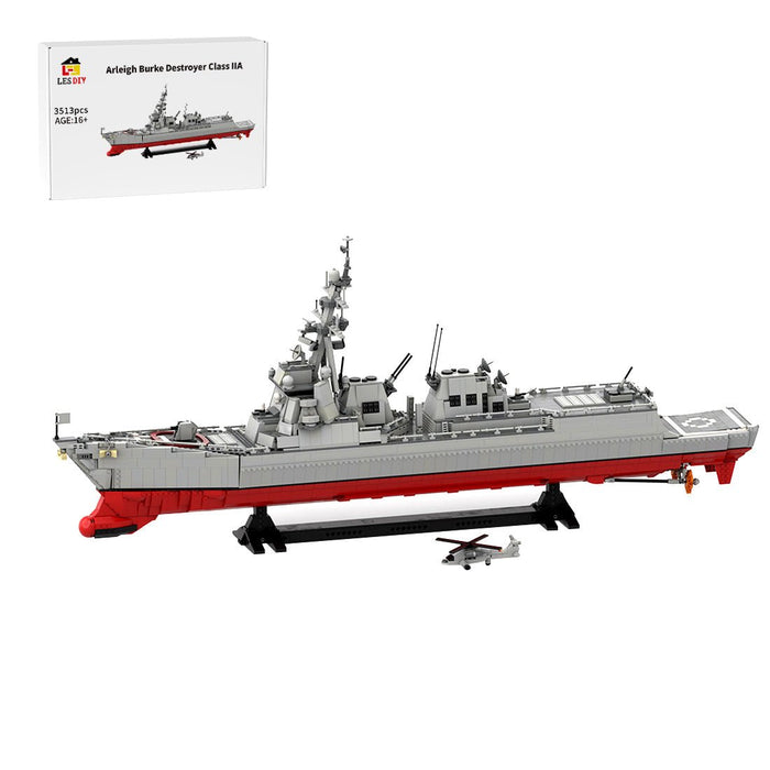 MOC - 60001 Arleigh Burke Destroyer Class IIA Building Blocks - LesDiy -