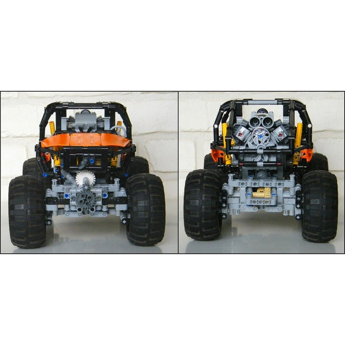 MOC-61810 Trial Crawler Enhanced Edition RC Rock Crawler Building Blocks-LesDiy-MOC-