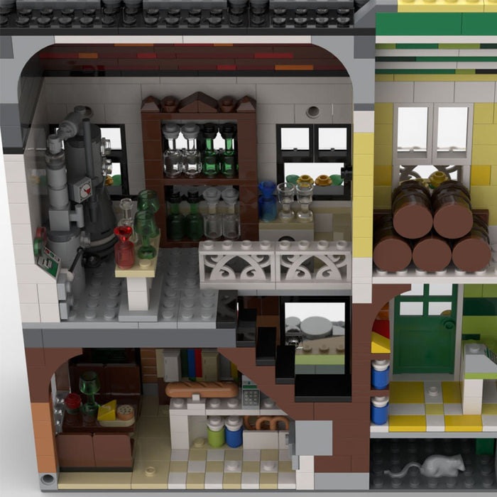 MOC - 61963 Liquor Store Model - LesDiy - Locomotive -