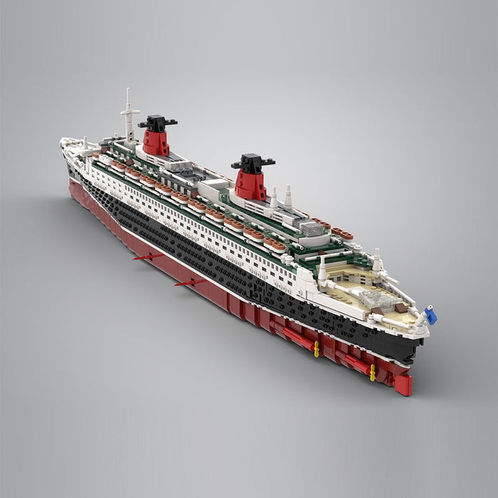 MOC - 62291 1/400 Scale SS France Building Blocks - LesDiy - Building Blocks -