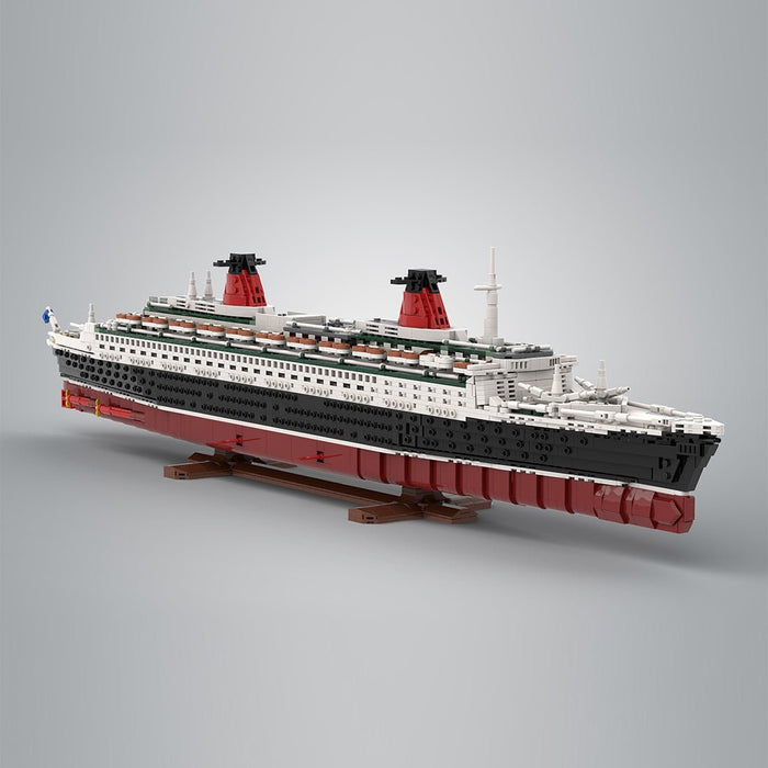 MOC - 62291 1/400 Scale SS France Building Blocks - LesDiy - Building Blocks -