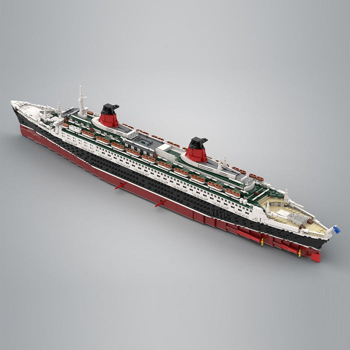 MOC - 62291 1/400 Scale SS France Building Blocks - LesDiy - Building Blocks -