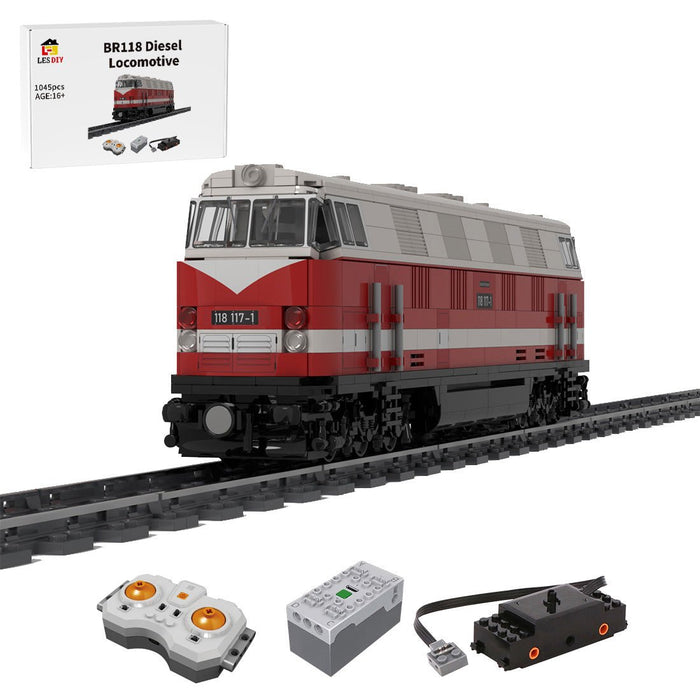 MOC - 62517 BR132 Diesel Locomotive Model - LesDiy - Locomotive -
