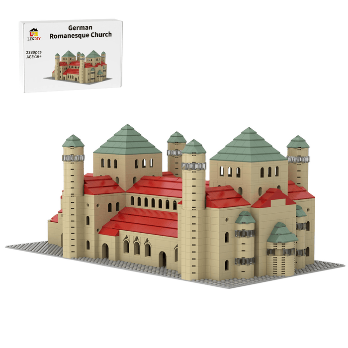 MOC - 63638 German Romanesque Church - LesDiy -