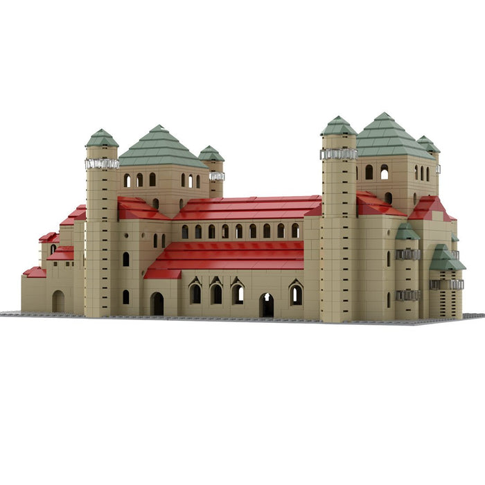 MOC - 63638 German Romanesque Church - LesDiy -