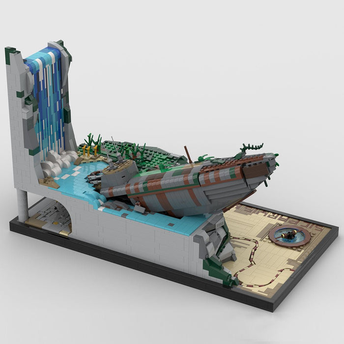 MOC - 65735 Drake's Fortune Sunken Ship - LesDiy -