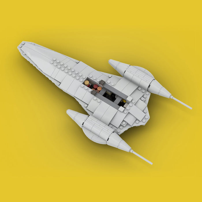 MOC - 65797 Micro Nubian Royal Starship & Sith Infiltrator Building Blocks - LesDiy -