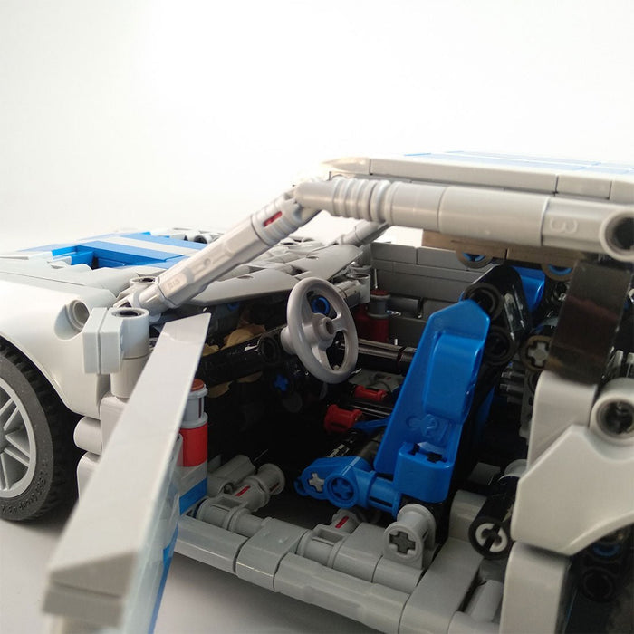 MOC - 65812 Technology R34 V2 Sports Car Model - LesDiy -