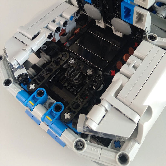MOC - 65812 Technology R34 V2 Sports Car Model - LesDiy -