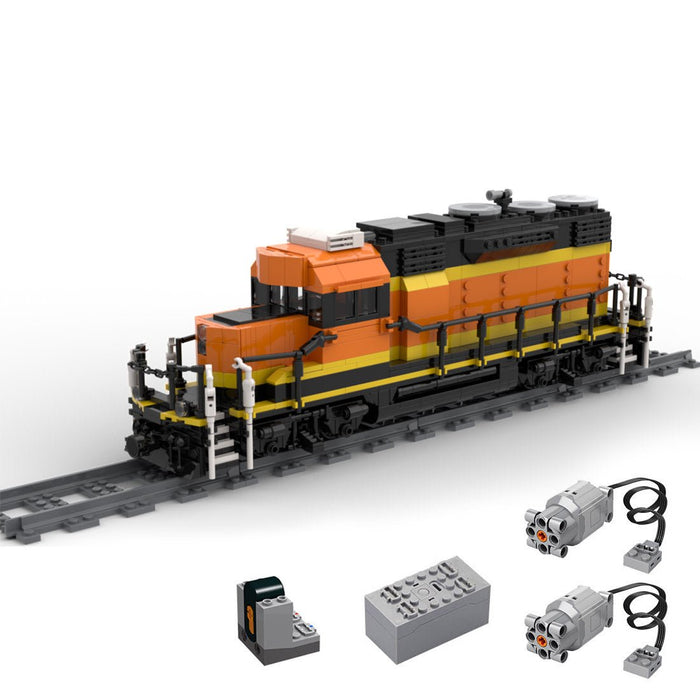 MOC - 66357 SD28P Locomotive Building Blocks - LesDiy - Locomotive -