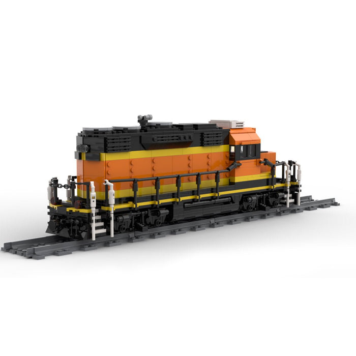MOC - 66357 SD28P Locomotive Building Blocks - LesDiy - Locomotive -